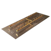 H-Style Brass Burner/Rectangular Plate - CFBH240